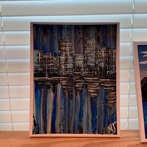 Abstract cityscape painting by me. 🤗